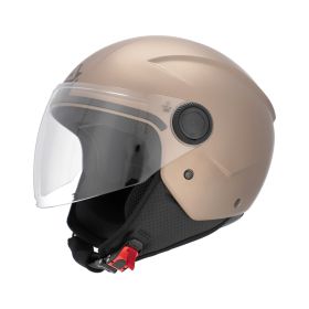 Jet Helm ACERBIS Jet Brezza Merallic Mattbraun