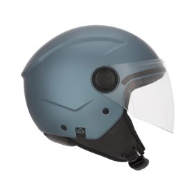 Jet Helm ACERBIS Jet Brezza Merallic Matt dunkelblau