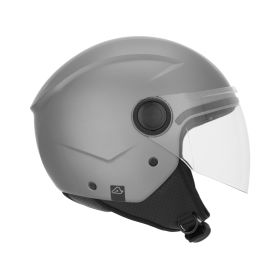 Jet Helm ACERBIS Jet Brezza Merallic Matt-Dunkelgrau