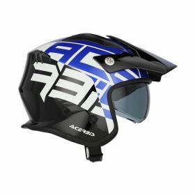 Jet Helm ACERBIS Jet Aria Sport Glänzendes Schwarzblau