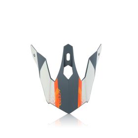 ACERBIS 0023308.207 VISORE CASCO STEEL JR ARANCIO/GRIGIO