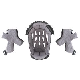 Black/Grey ACERBIS interior for STEEL CARBON/X-PRO VTR helmet Size XL