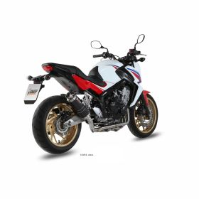 MIVV GP Komplettauspuff aus Carbon für HONDA CB 650 F