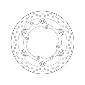 Disque frein flottant BREMBO 78B40814 Série Or inox D.260 Épaisseur 3 mm 4 trous