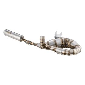 SIP PERFORMANCE 2.0 Rennsportauspuff Edelstahl Silberkappe 200cc für Vespa 200 Rally