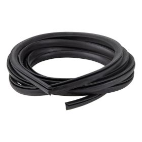 Stirsce listello pedana Repro Teile in gomma 3000x10mm nero per Vespa 125 V1-33