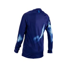 Maillot motocross femme LEATT Moto 4.5 Lite bleu profond filet élastique