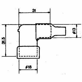 Pipetta candela NGK LB05EH nera