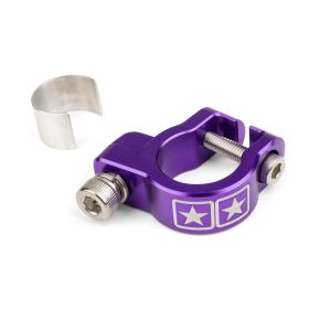 STAGE6 CNC Aluminum Purple Exhaust Clamp