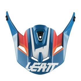 LEATT motorcycle helmet visor for GPX helmet blue/white size XS