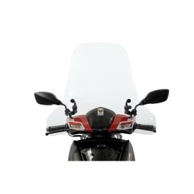ISOTTA transparente Windschutzscheibe 590x700mm für TVS ntorq