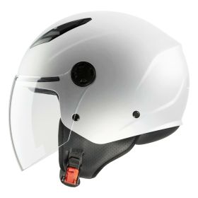 Casco Demi Jet MPH STAR Solid Bianco Lucido
