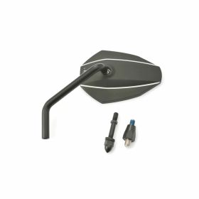DAYTONA left-hand approved black handlebar mirror 89729