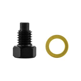SIP M8x8 Schwarze Magnetische Öl Lade-/Entladeschraube für Vespa 50/125/PV