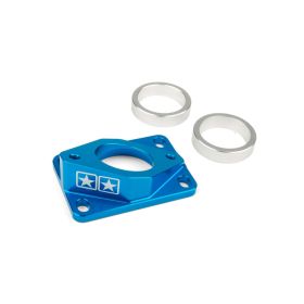 Stage6 High Flow Intake Manifold Mk2 34mm Blue for Am6/Derbi