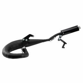 AF RAYSPEED Racing Tornado Schalldämpfer Schwarz Stahl Aluminium Schalldämpfer RB Auspuff