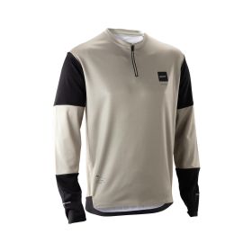 LEATT Endurance 3.0 T-shirt à manches longues MTB Gris Pierre WarmYarn 3 Poches