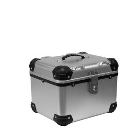 Bauletto X-PLOR in Plastica 35 Litri colore Alluminio con Piastra Universale