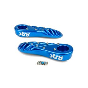 Repose-pieds Str8 bleu pour Yamaha Bw's de 2004