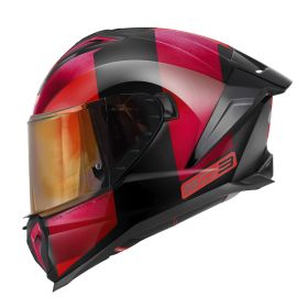 GIVI 50.3 Vision Integralhelm schwarz Bordeauxrot