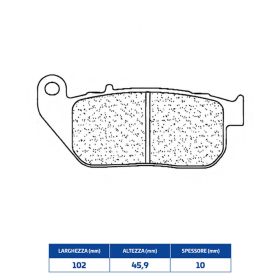 Vordere Bremsbeläge Paar CL BRAKES 1149A3+ gesinterte Verbindung für HARLEY DAVIDSON