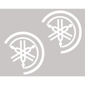 Autocollant moto IRIDEA DESIGN BRXSTICKER003-WH