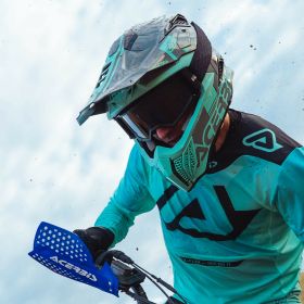 Casco cross ACERBIS Airstrike-C turchese
