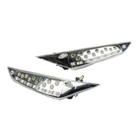 Coppia Frecce Anteriori LED Cromate STR8