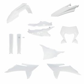 Kit carene 10 pezzi ACERBIS bianco per KTM