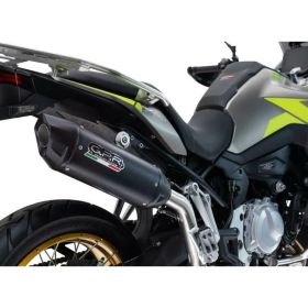 GPR Furore-X Slip-On Auspuff genehmigt schwarzes Titan für Voge 900DSX
