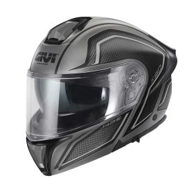 GIVI X50 Fiber Hologram Modular helmet titanium black grey