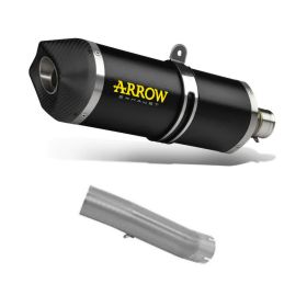 ARROW Race Tech Slip-On Auspuff dunkel Aluminium und Verbindung für BMW S 1000 RR