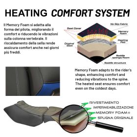 Rivestimento copri sella Heating comfort 4BL con logo per DUCATI multistrada 1200/1260