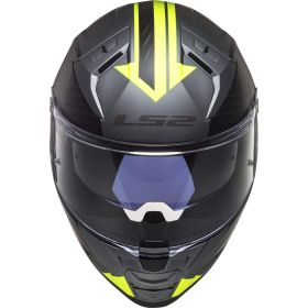 Casques Integraux LS2 FF811 VECTOR II Splitter Titane Mat Jaune Haute Visibilité