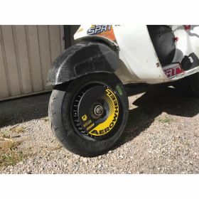 Copricerchio AF Parts AEROWHEEL 10 in ABS nero migliora il raffreddamento del freno