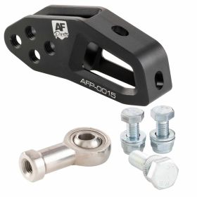 Ammortizzatore AF Parts posteriore in alluminio CNC nero regolabile in 4 posizioni