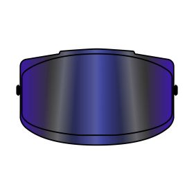 Visierino Blu Specchiata Casco Airoh H.20 / Hunter