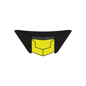 Presa D'Aria Mentoniera Casco Airoh ST.501 Giallo Fluo Opaco