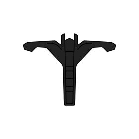 Presa D'Aria Mentoniera Nero Opaco Casco Airoh Twist 2.0