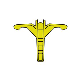 Presa D'Aria Mentoniera Giallo Opaco Casco Airoh Twist 2.0