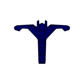 Pulsante della Mentoniera Blu Scuro Casco Airoh Twist 2.0