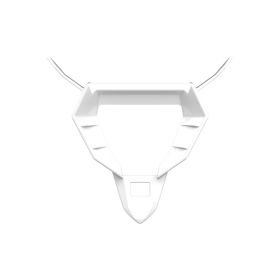 Base de ventilation de menton blanc brillant pour casque Airoh Twist 3