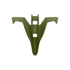 Couverture verte mate du menton pour le casque Airoh Twist 3