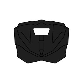 Mentoniera Casco Airoh GP 550 S