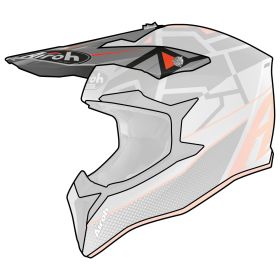 Frontino Casco Airoh WRAAP Youth Mood Arancio Opaco
