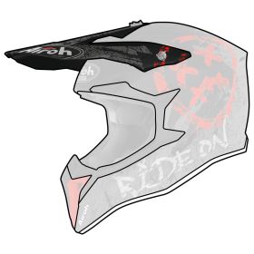 Frontino Casco Airoh WRAAP Youth Smile Rosso