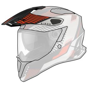 Frontino Casco Airoh Commander Boost Arancio Opaco