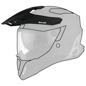 Frontino Casco Airoh Commander Nero Opaco