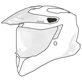 Frontino Casco Airoh Commander Bianco Lucido