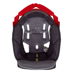 Cuffia Grigio Rosso Interno Casco Airoh Aviator 3 Taglia M